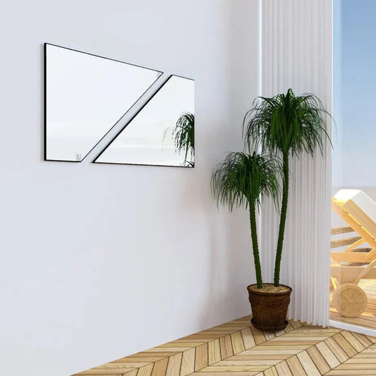 Miroir mural géométrique | Miroir design triangle irrégulier | Ryo Design