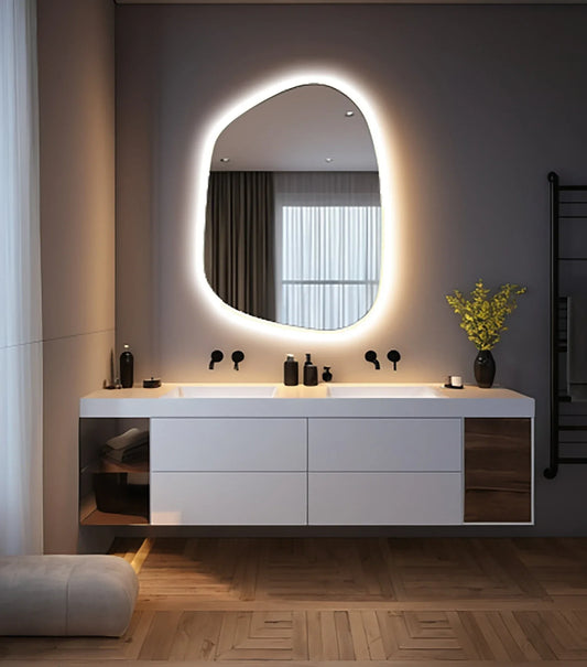 Miroir LED salle de bain | Miroir mural lumineux | Ryo Design