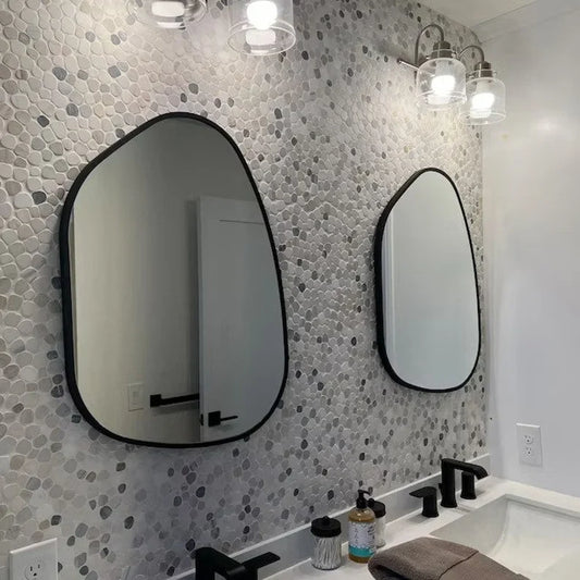 Miroir en Laiton | Miroir Bohème Chic Design Intérieur & Extérieur | Ryo Design