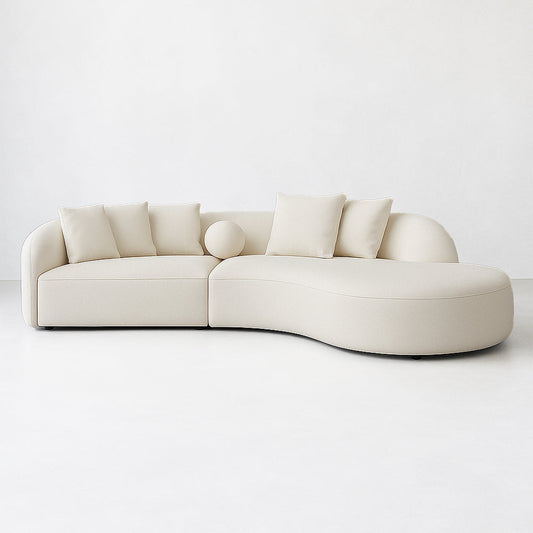 Canapé LUNZEN – Modèle Incurvé, Design Confort & Élégance