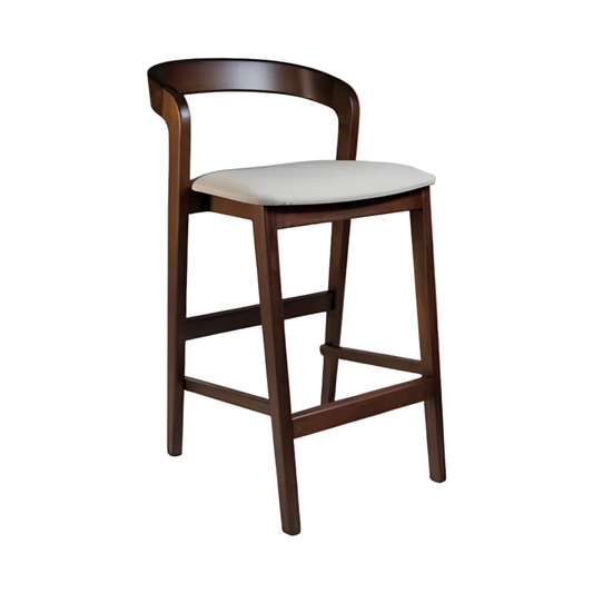 Tabouret de bar Elegant en chêne massif – Chaise haute design scandinave