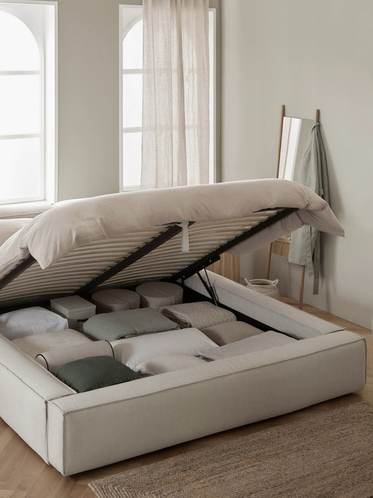 Lit LEONON sur mesure | Lit design moderne rembourré | Ryo Design