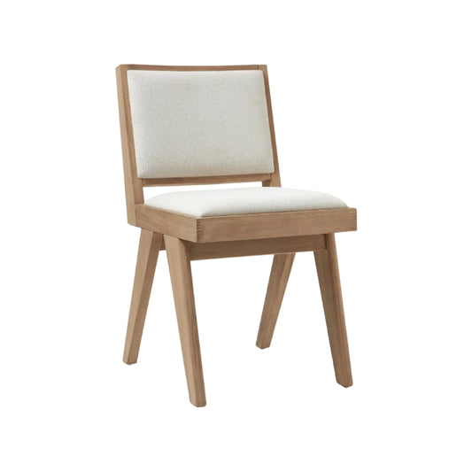 Chaise SISSI en bois massif et tissu – Chaise design moderne