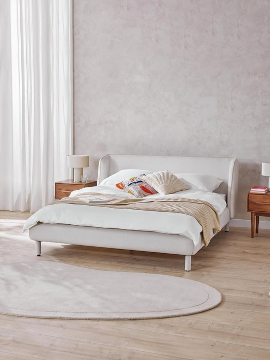 Lit LUMA sur mesure | Lit design moderne rembourré | Ryo Design