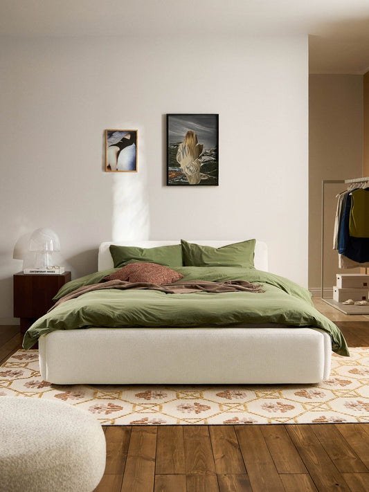 Lit MELVA sur mesure | Lit design moderne rembourré | Ryo Design