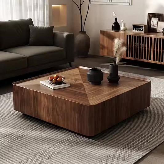 NORIA | Table basse carrée en noyer | Ryo Design