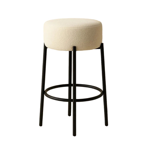Tabouret ALBA | Tabouret design métal noir et assise confort – Ryo Design
