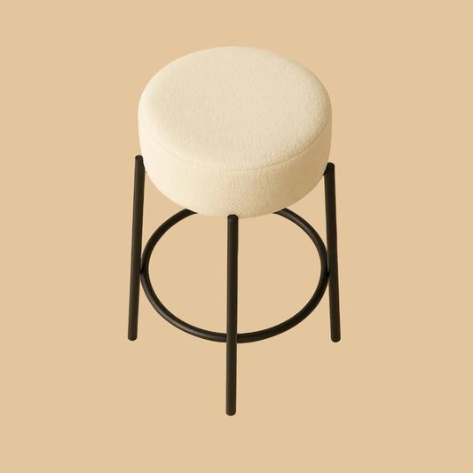 Tabouret ALBA | Tabouret design métal noir et assise confort – Ryo Design