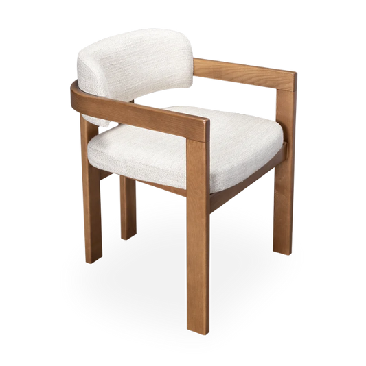 Chaise CALIA en bois sculpté – Chaise salle à manger design