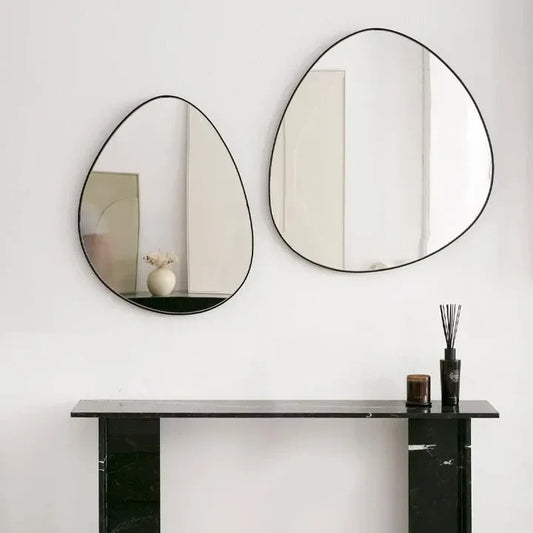 Duo de Miroirs Muraux Organiques | Miroirs Design Contemporains | Ryo Design
