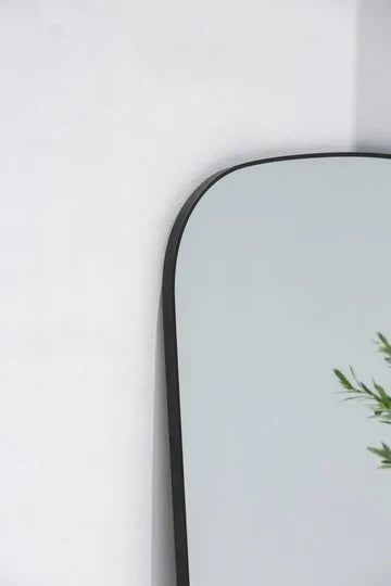 Grand Miroir XXL Courbé | Miroir Design Noir Grand Format | Ryo Design