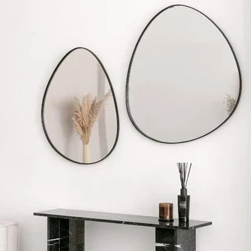 Duo de Miroirs Muraux Organiques | Miroirs Design Contemporains | Ryo Design