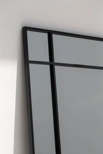 Grand Miroir Noir Rectangulaire | Miroir Design Minimaliste | Ryo Design