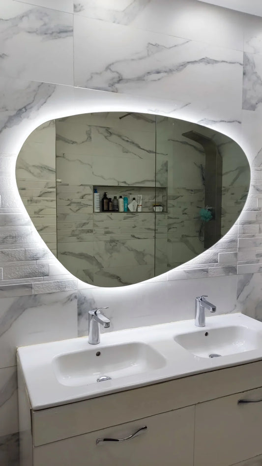 Miroir GALE | Miroir LED design salle de bain | Ryo Design