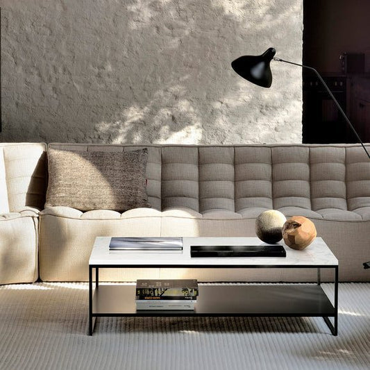 Table basse LYRA | Table basse en marbre de Carrare | Ryo Design