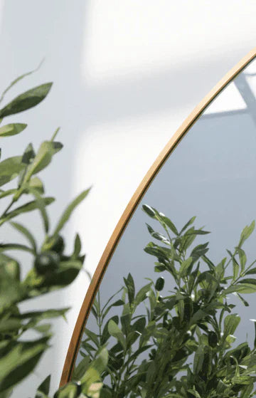 Miroir Courbé Lina | Miroir Arche Doré Design | Ryo Design