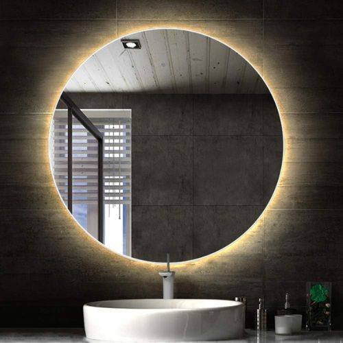 Miroir salle de bain cercle lumineux | Miroir LED rond | Ryo Design
