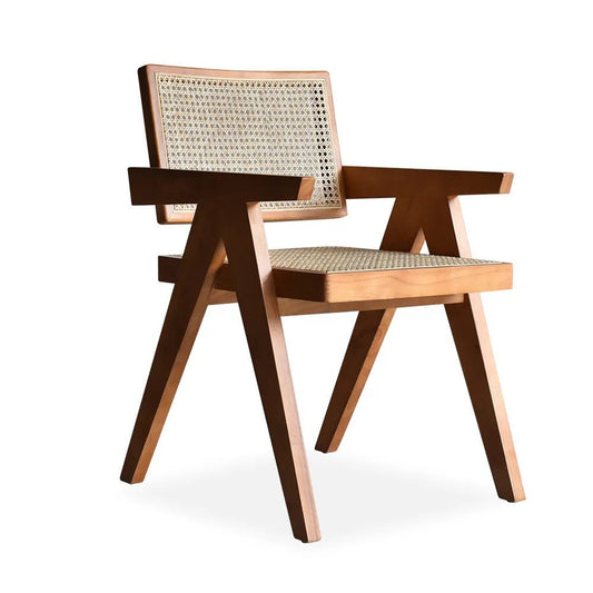 Chaise Paisley en bois de hêtre & cannage – Chaise design