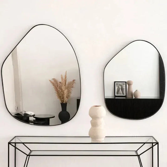 Duo de Miroirs Muraux Asymétriques | Miroirs Design Contemporains | Ryo Design